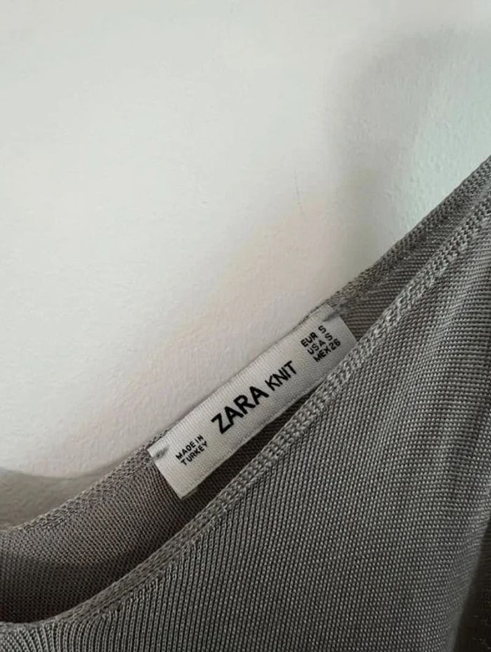 Débardeur gris Zara - photo numéro 3