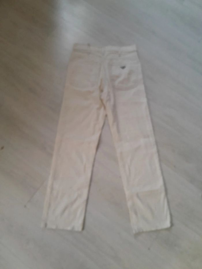 Pantalon lin coton Armani Comfort taille 30 - photo numéro 2