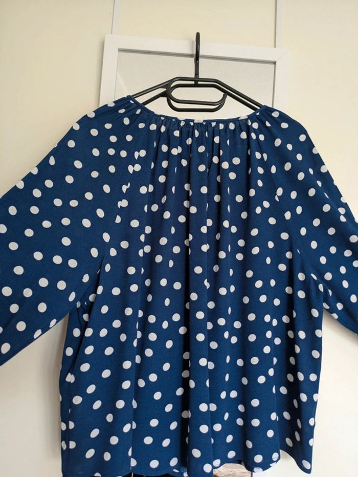 Chemise blouse bleu monoprix 40 - photo numéro 9