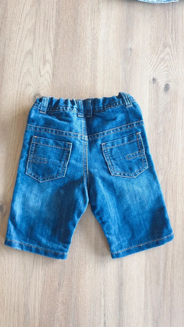 Short en jean bébé garçon, taille 23 mois, Tape-à-l'oeil - photo numéro 3