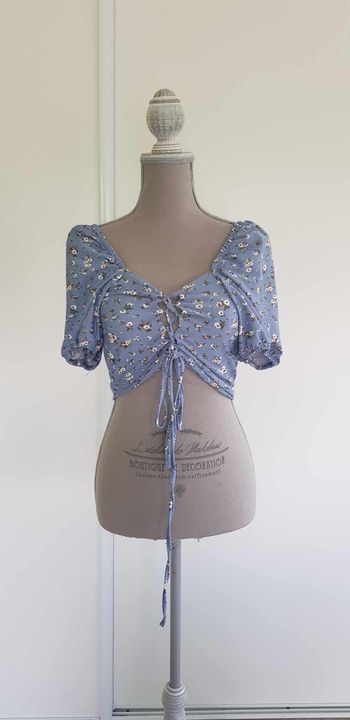 Crop top manches courtes