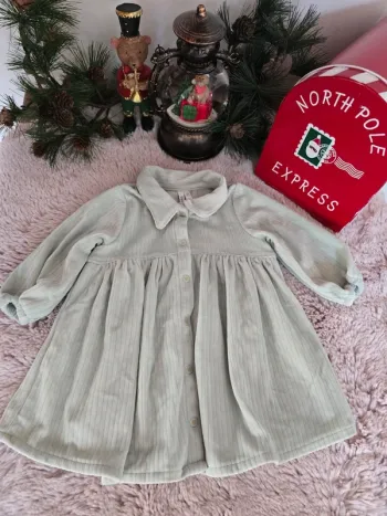 Robe velours côtelé bébé – 6 mois