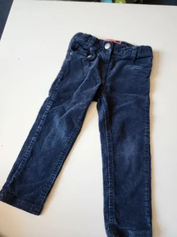 Pantalon velours tissaia