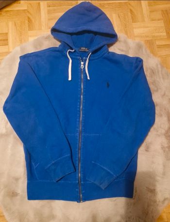 Full zip à capuche Ralph lauren bleu taille M 