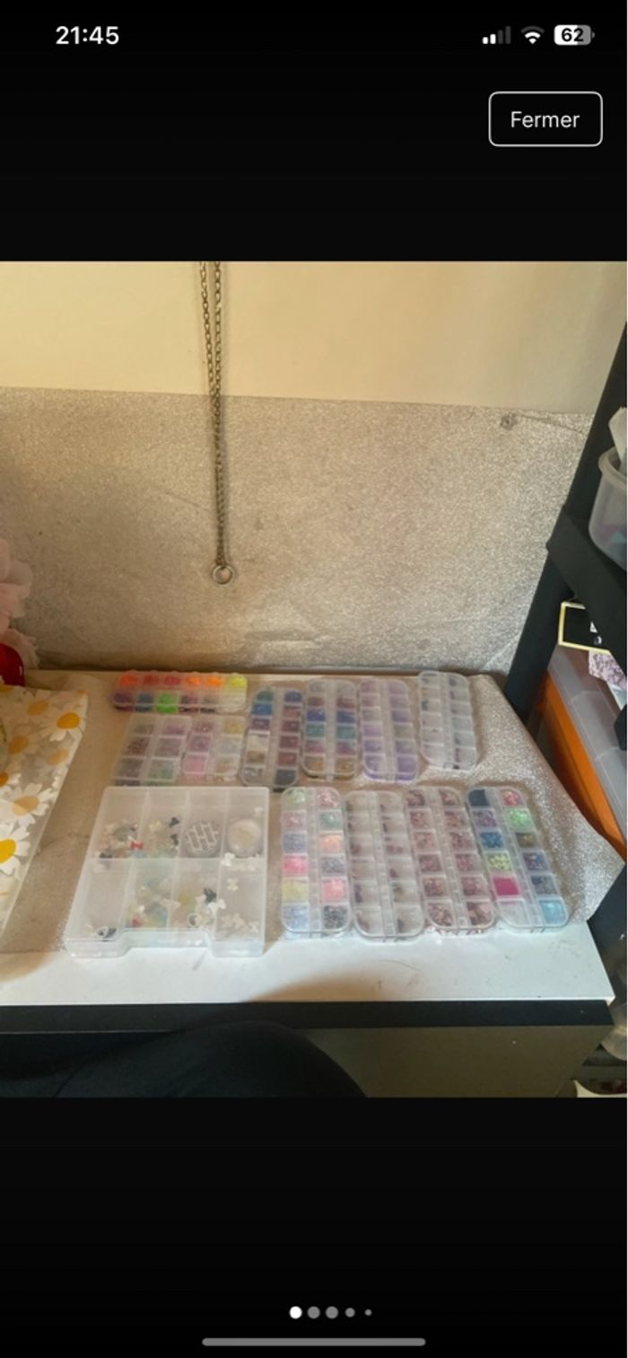 Lot pailette et strass - photo numéro 4