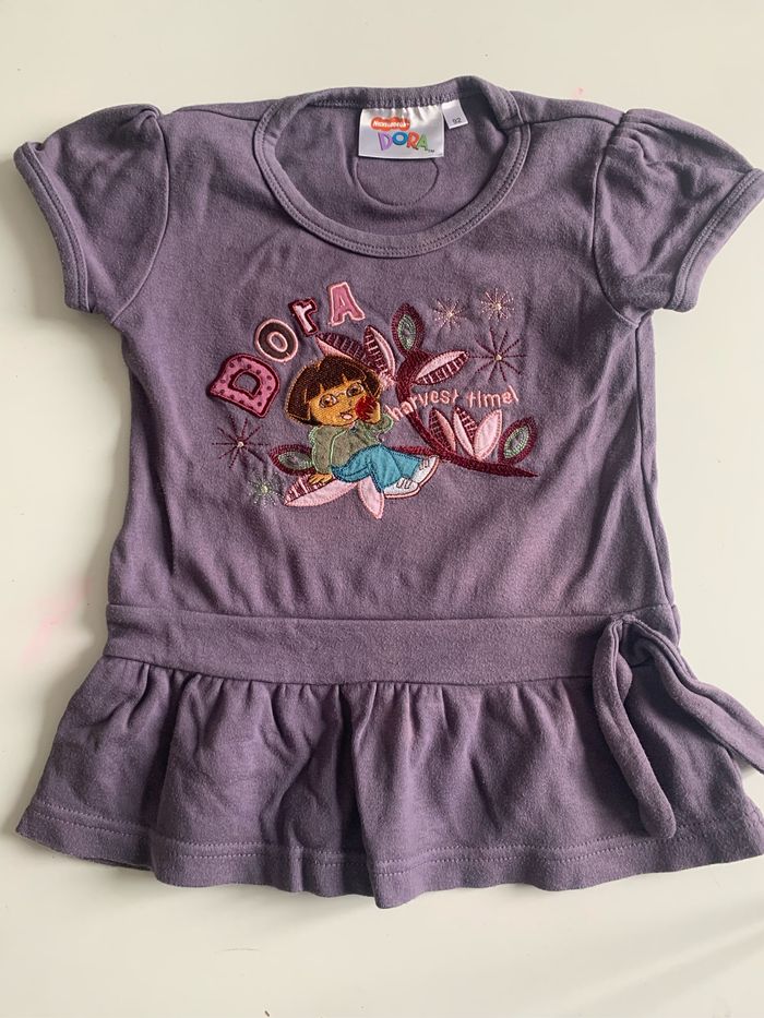 Robe violette Dora l’exploratrice 2/3 ans