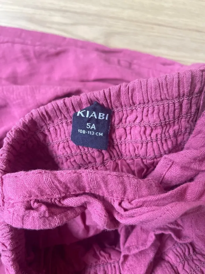 Robe à bretelles Kiabi gaze de coton 5 ans - photo numéro 3