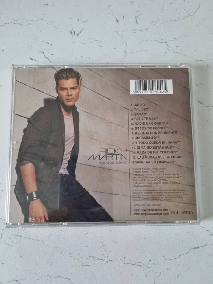 Almas Del Silencio Ricky Martin CD Album - photo numéro 2