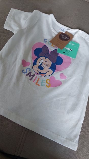 Neuf t-shirt disney baby enfant bébé fille mini 18 mois 