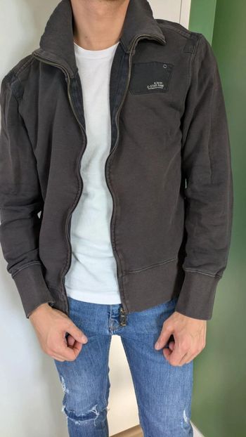 Veste sweat marron G-Star