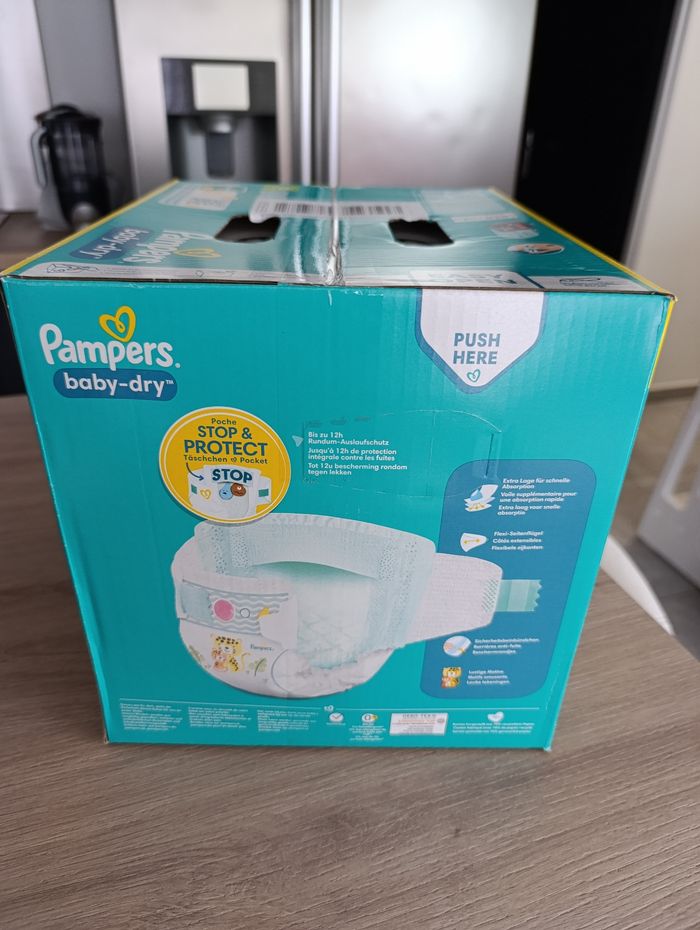 Lot de 2 méga pack de couches Pampers taille 6 - photo numéro 2