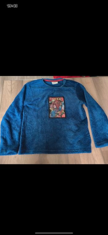 Haut pyjama garçon spider man 8 ans