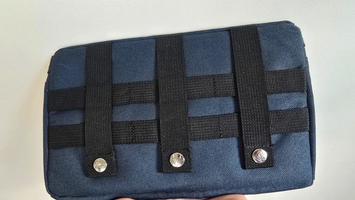 Pochette cabaia bleue marine jean - photo numéro 2