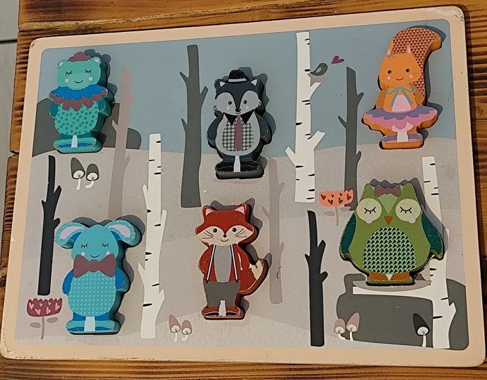 Lot de 4 Puzzles en Bois pour Enfants - photo numéro 4