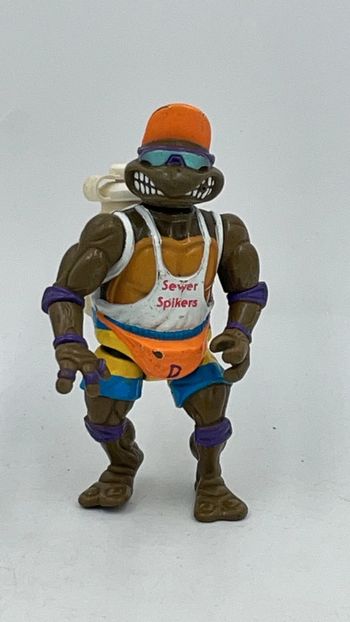 Figurine Tortue Ninja TMNT Spike’n Volley Don Playmates Toys 1992