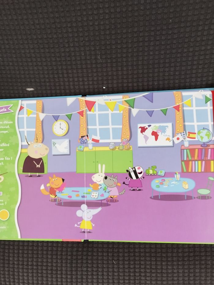 Livre cartonné Peppa Pig Mon livre magnets - photo numéro 2