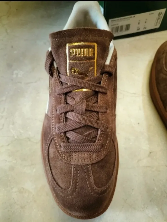 Baskets Puma Palermo couleur marron neuves - photo numéro 6