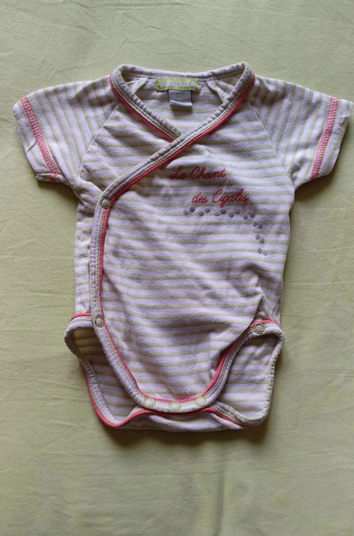 Body garçon Orchestra 1 mois