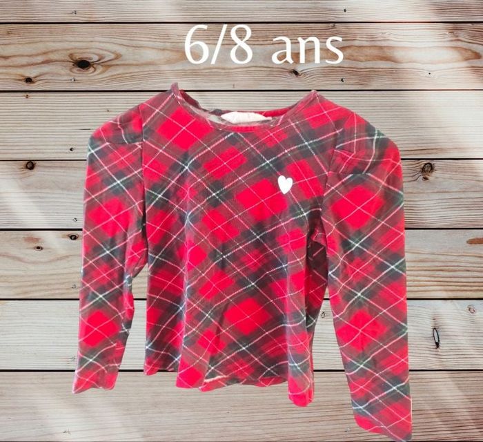 Jolie t-shirt manches longues 6/8ans