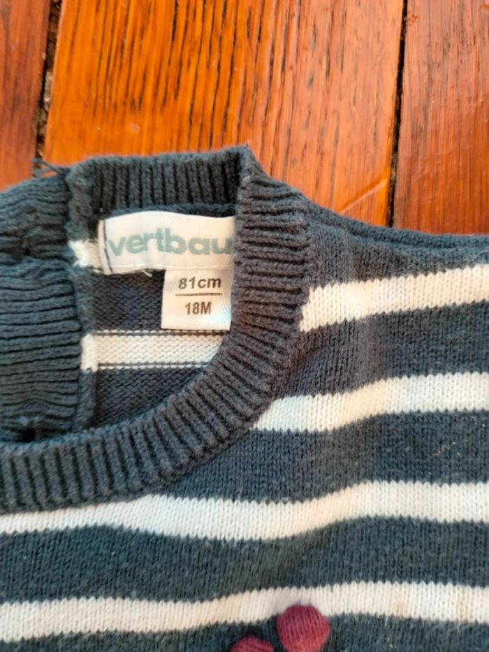 Pull en coton à rayures - photo numéro 3