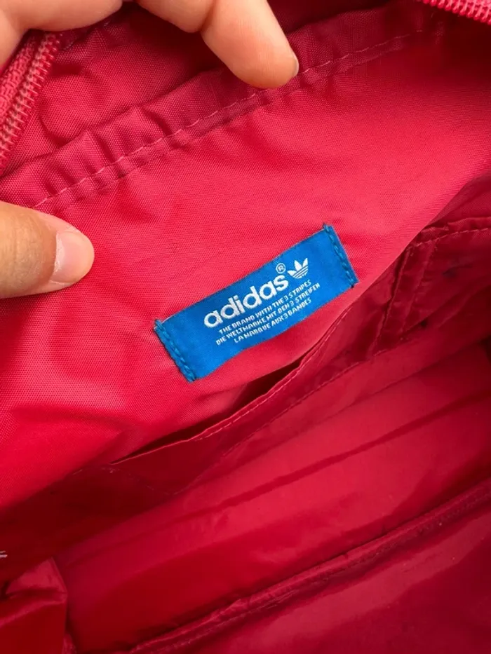 Messenger Bag Adidas Vintage Rose Fuchsia Y2k 00’s - photo numéro 16