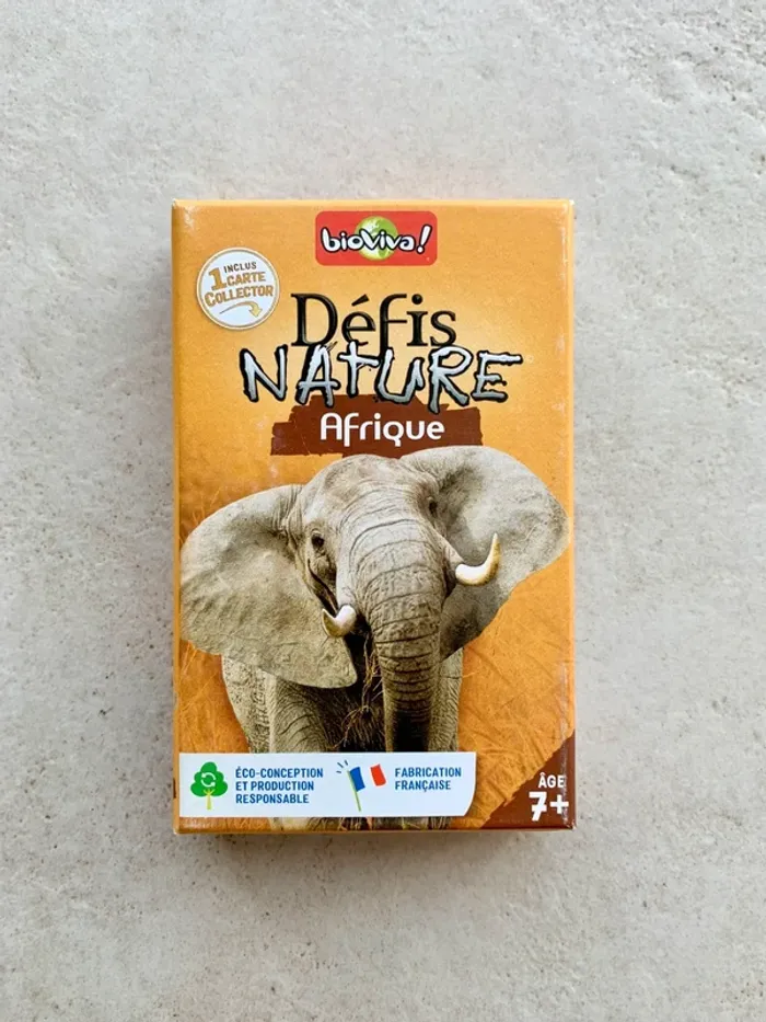 Jeu défis nature Afrique neuf (unité)