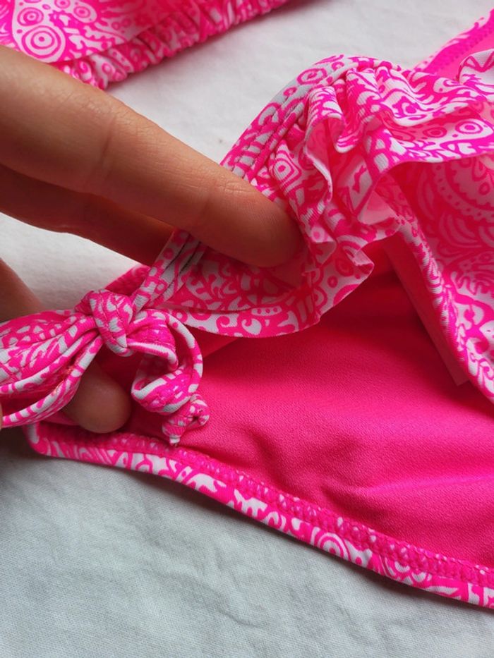 Maillot de bain flashy girly fluo piscine plage 14 ans - photo numéro 3