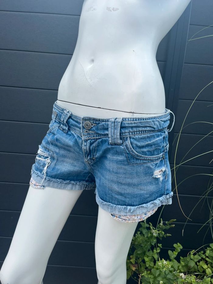 Shorty destroy taille basse Y2K - photo numéro 4