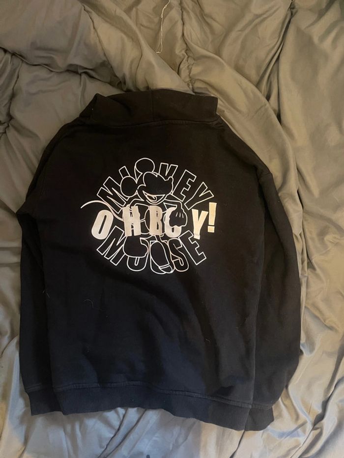 Pull à capuche Mickey Mouse Oh Boy  – Vintage, confortable & en bon état - photo numéro 2