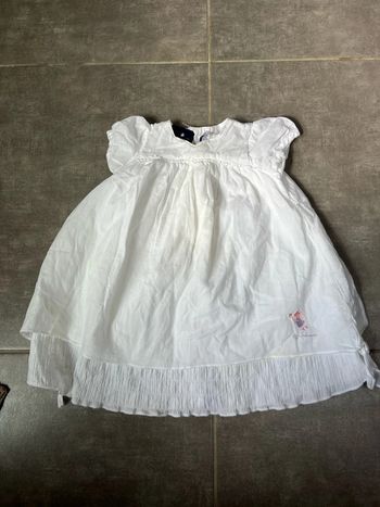 Robe fluide fille Alphabet 6-9mois