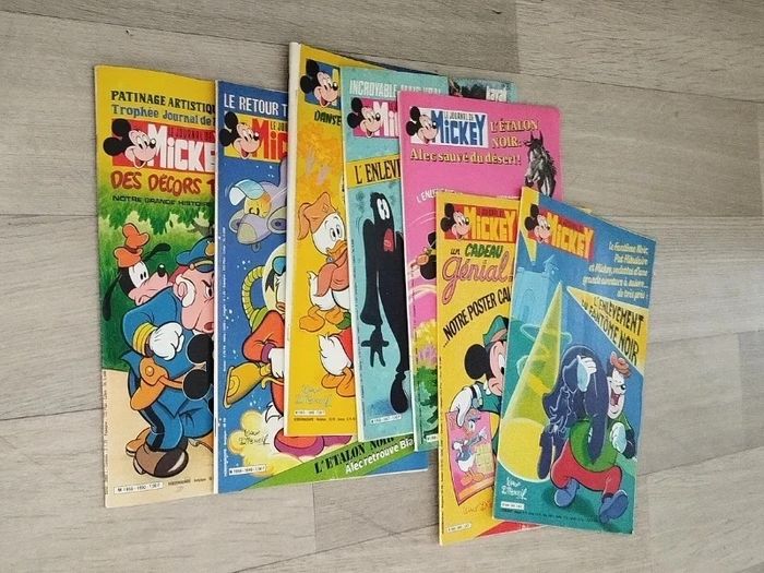 Lot Vintage 7 magazines Journal de Mickey année 1984 L060  7596080837 - photo numéro 2