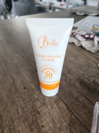 Crème solaire visage 30 Belle