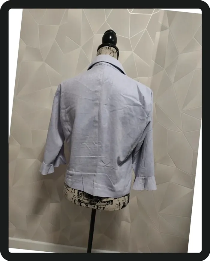 Veste chemise  lila - photo numéro 4