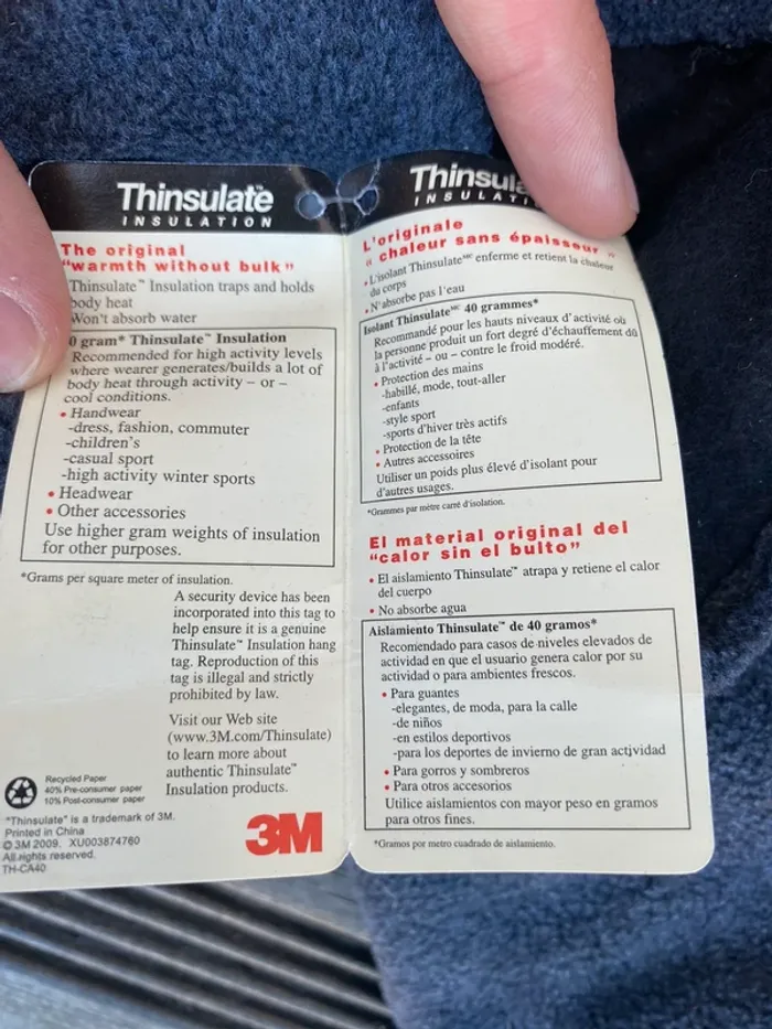 Gants 3M neufs - photo numéro 3