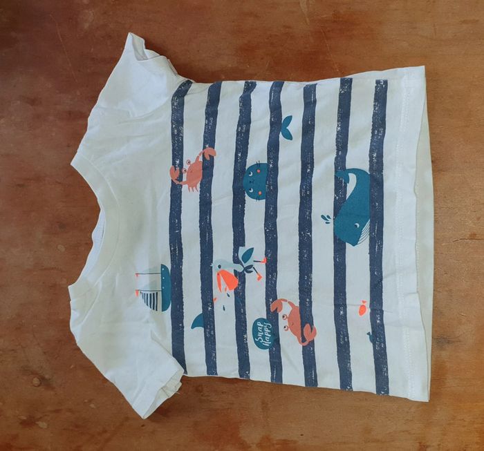 Lots de 9 tee-shirt bébé - photo numéro 2