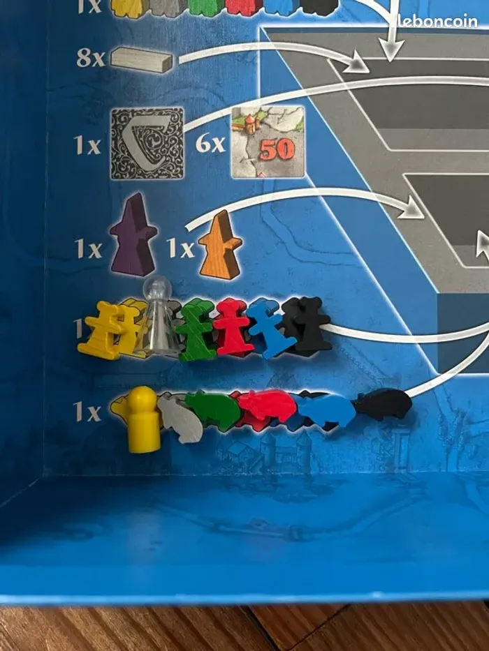 Carcassonne Big Box 9 extensions - manque quelques pièces - photo numéro 6