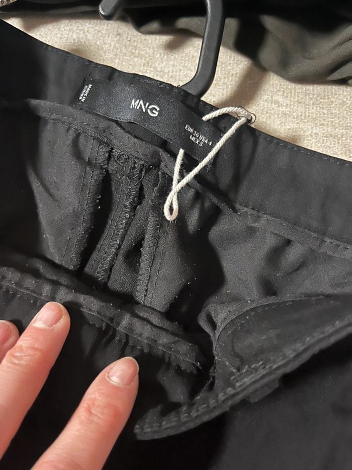 Pantalon mango skinny Crop noir 36 - photo numéro 2