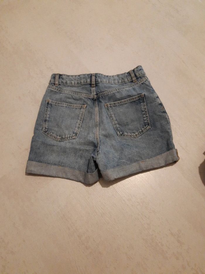 Short en jean bleu moyen - photo numéro 2