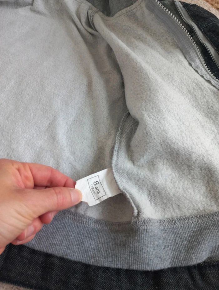 Veste en jean avec gilet 6/8 ans - photo numéro 5