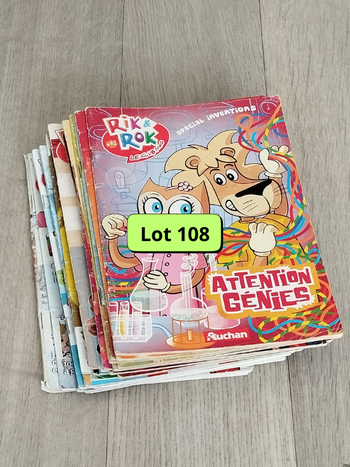 Lot de 24 magazines Rik & Rok 6 0 10 ANS  année 2006 à 2012 L0108