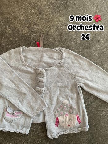 Gilet 🌺 9 mois 🌺 Orchestra