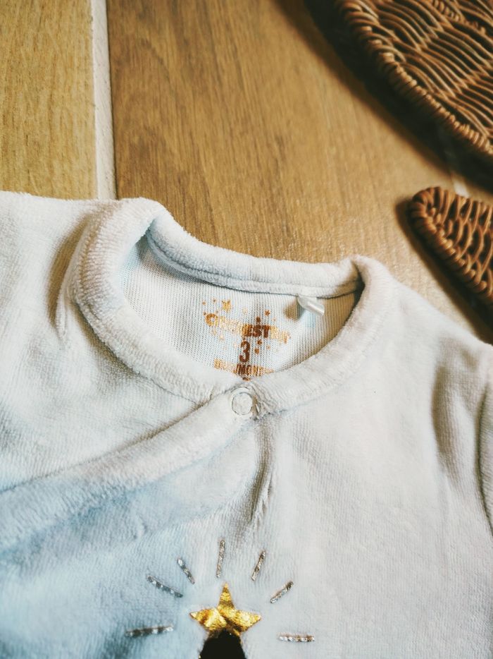 🎄Orchestra Pyjama Grenouillère / Dors-bien “My First Christmas”- Taille 3 mois - photo numéro 3