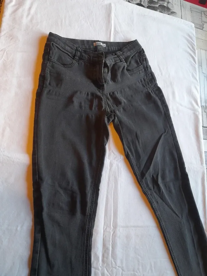 Jean noir slim stretch 12 ans - photo numéro 2