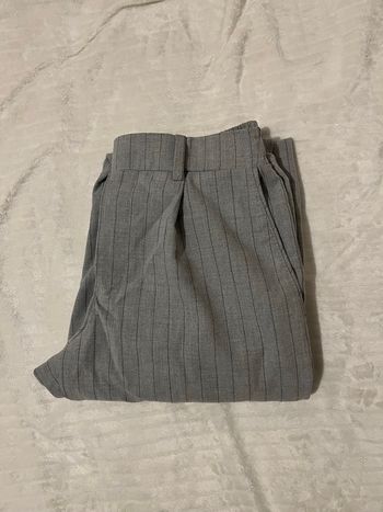 Pantalon gris Bershka femme