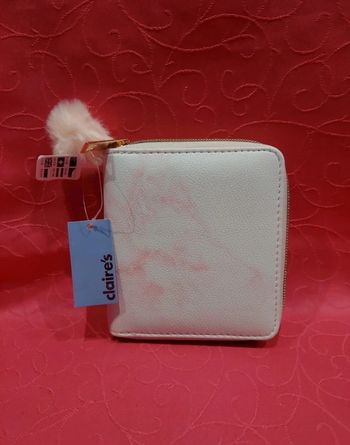 Porte monnaie porte carte pompon Neuf Claire's