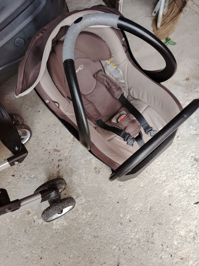 Ensemble poussette avec landeau et cosy - photo numéro 2