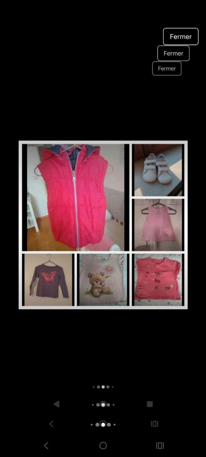 Grand lot de vêtements fille 68-98cm - photo numéro 7