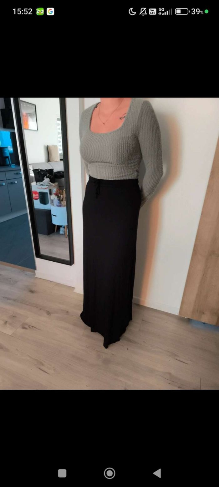 🖤 Jupe longue noire Kiabi – Taille L (40) - photo numéro 5