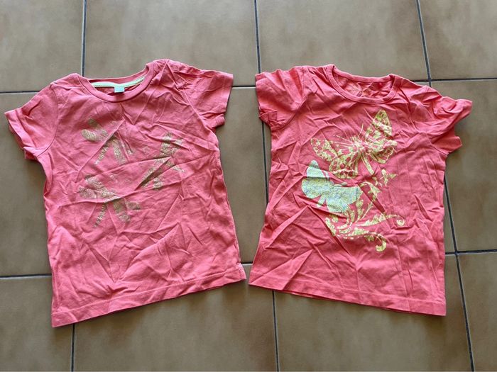 Lot t shirts fille 4 ans
