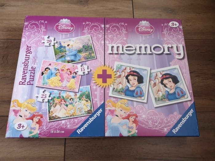 Memory et puzzle Princesse Disney